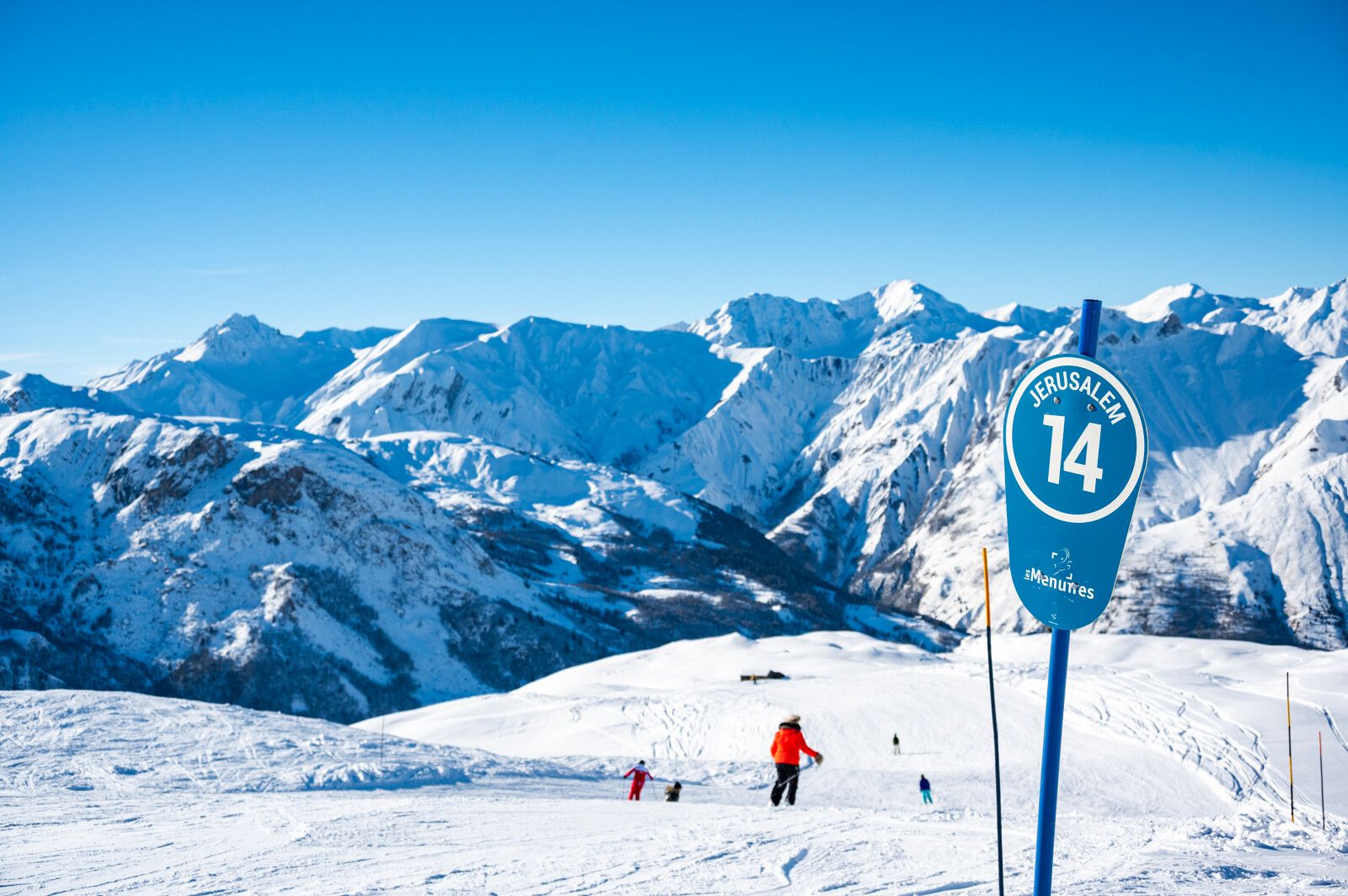 La piste Jérusalem, au départ du village